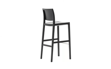 DUOS BQ2756 - High wooden barstool by Andreu World - view 3